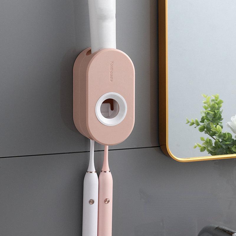Automatic Toothpaste Dispenser Wall Mounted Bathroom Holder