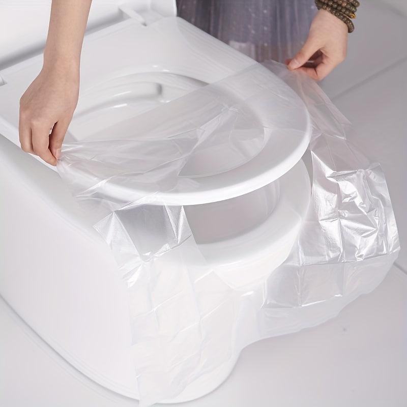 Waterproof Disposable Toilet Seat Covers for Public Restrooms - Travel Size