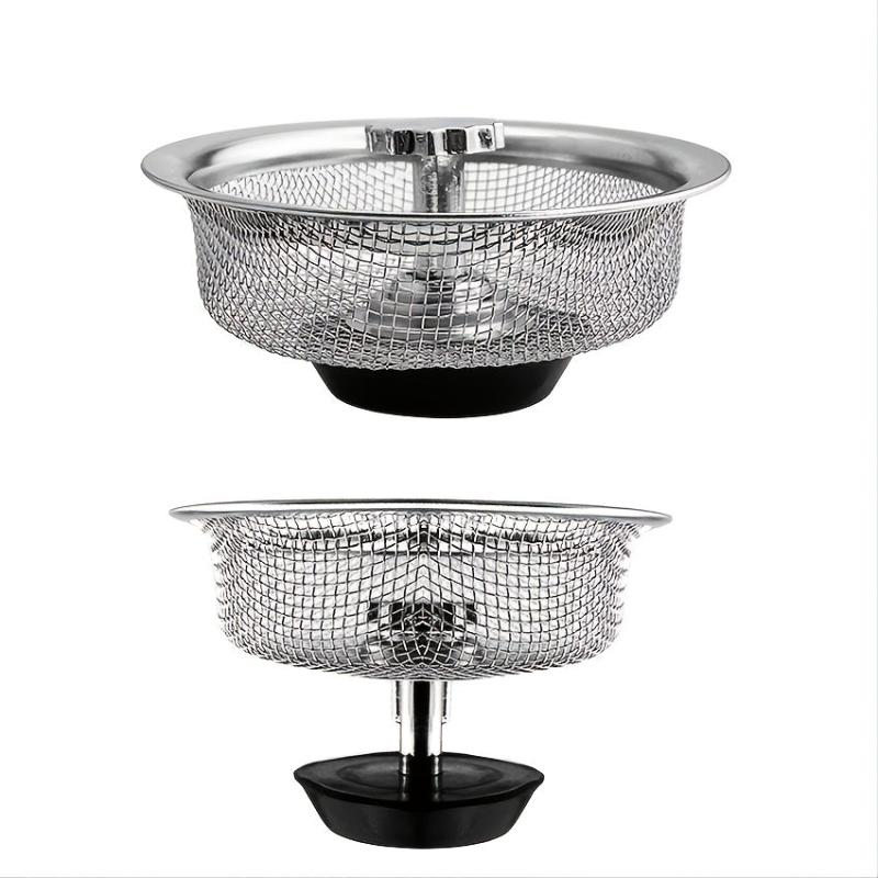 Stainless Steel Sink Strainers Anti Clog Drain Filter Hair Catcher Drain Stopper