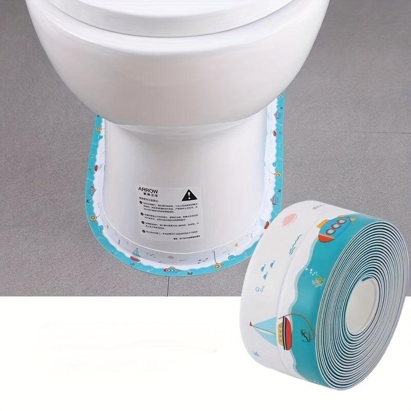 1pc Self Adhesive Caulk Tape Sealant Strip for Bath & Toilet