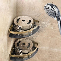 Wall Mounted Aluminum Shower Caddy, No Drilling Required