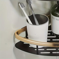 Wall Mounted Aluminum Shower Caddy, No Drilling Required
