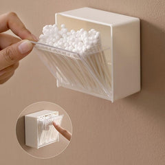 Wall Mounted Flap Storage Box Bathroom Dust-proof Organizer Box