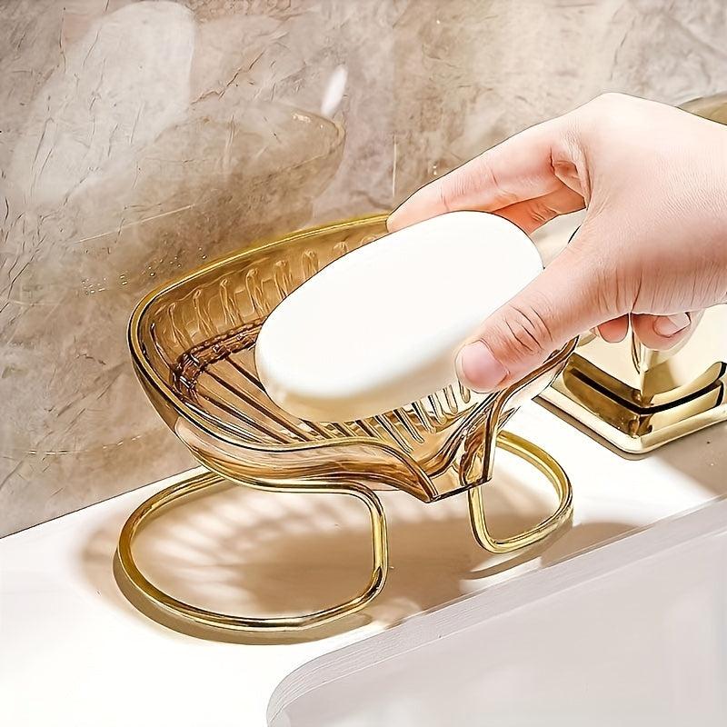 Vertical Oval Soap Tray Rack with Diversion Nozzle