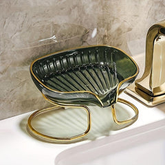 Vertical Oval Soap Tray Rack with Diversion Nozzle
