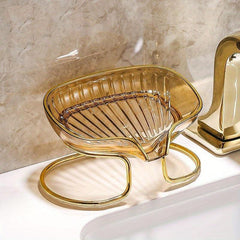 Vertical Oval Soap Tray Rack with Diversion Nozzle
