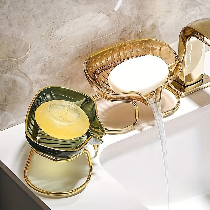 Vertical Oval Soap Tray Rack with Diversion Nozzle