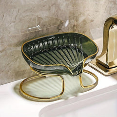 Vertical Oval Soap Tray Rack with Diversion Nozzle