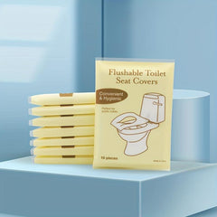 Disposable Toilet Seat Covers - Germ Protect - Soluble Water Wood Pulp Paper