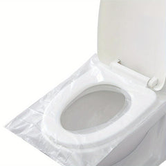 50pcs Disposable Toilet Seat Covers for Travel, Waterproof Toilet Paper Mat
