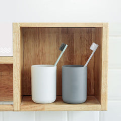 Stylish Couple's Toothbrush Cup for Bathroom Use