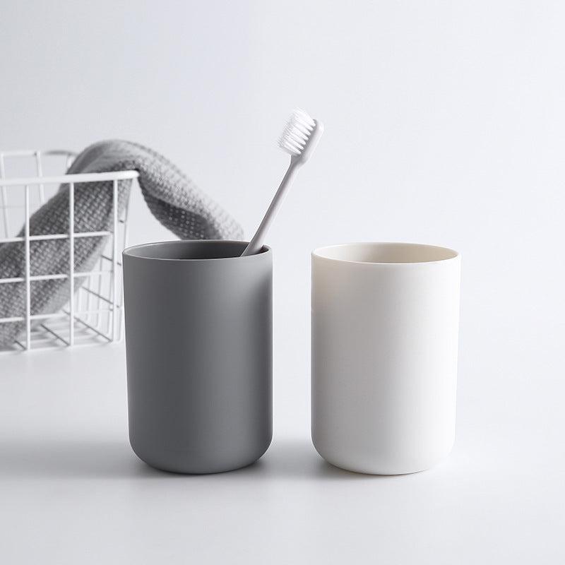 Stylish Couple's Toothbrush Cup for Bathroom Use