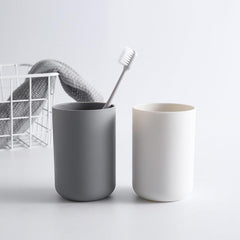 Stylish Couple's Toothbrush Cup for Bathroom Use