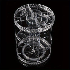 360 Degree Rotating Makeup Organizer Large Capacity Cosmetics Storage Box