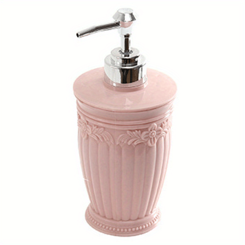 European Style Carved Flowers Soap Dispenser
