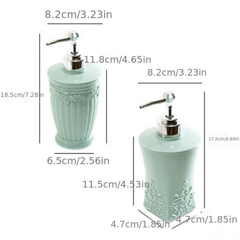 European Style Carved Flowers Soap Dispenser