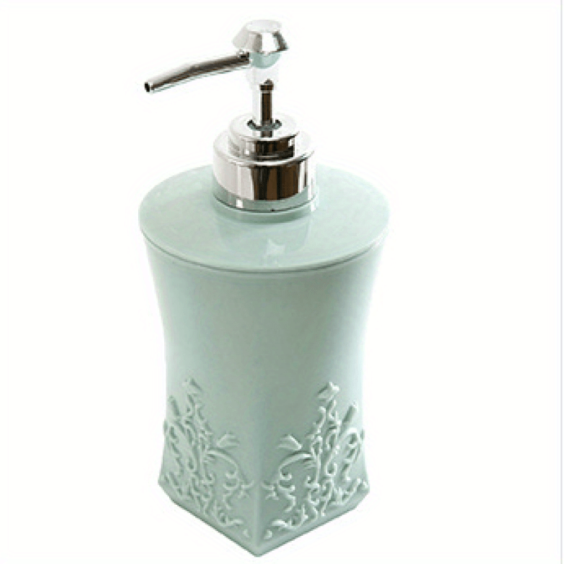 European Style Carved Flowers Soap Dispenser