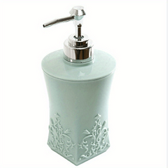 European Style Carved Flowers Soap Dispenser