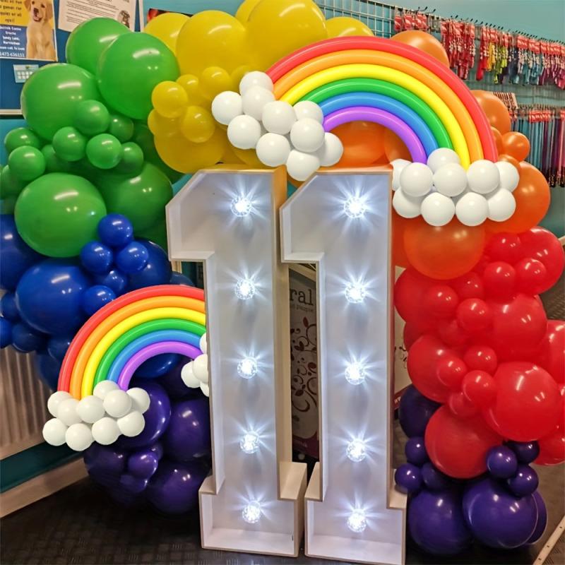DIY Rainbow Balloons Garland Kit for Party Decorations