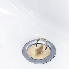 4pcs Tub Stoppers Sink Stopper Drain Plug with Hanging Ring Rubber Basin Stopper