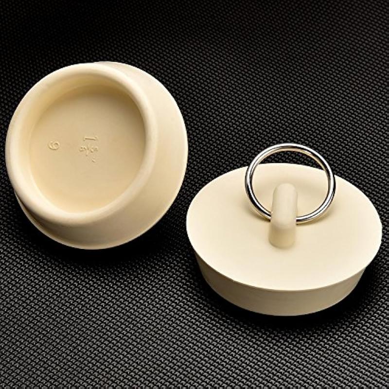 4pcs Tub Stoppers Sink Stopper Drain Plug with Hanging Ring Rubber Basin Stopper