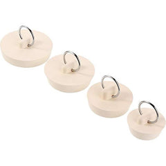 4pcs Tub Stoppers Sink Stopper Drain Plug with Hanging Ring Rubber Basin Stopper