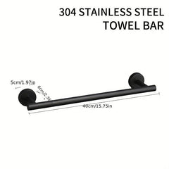 Stainless Steel Towel Bar Wall Mounted Heavy Duty Towel Rack Hand Towel Holder