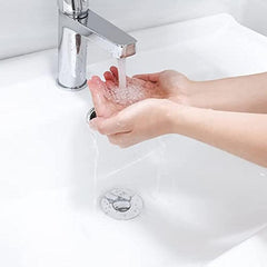 Universal Bathroom Sink Stopper with Hair Catcher Pop Up Drain Filter