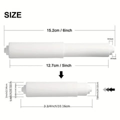 2pcs Toilet Paper Holder Plastic Rod Replacement