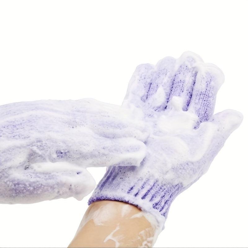 Polyester Bath Gloves Exfoliating Mitt Dead Skin Remover
