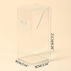 Clear Makeup Brush Organizer Large Capacity Storage Box