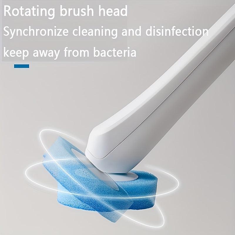 Disposable Toilet Brush Set with Replaceable Brush Heads