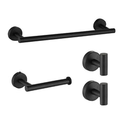 6pcs Stainless Steel Bathroom Hardware Set with Wall Mounting Brackets