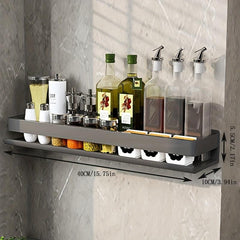 Wall Mounted Seasoning Rack Bathroom Storage Rack