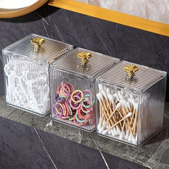 Transparent Cosmetic Storage Box Desktop Organizer for Makeup Lipstick Jewelry
