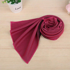 Cooling Sports Towel Sunscreen Sweat Absorption Microfiber Yoga Fitness