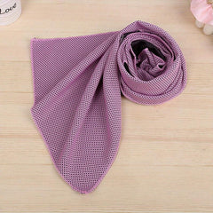 Cooling Sports Towel Sunscreen Sweat Absorption Microfiber Yoga Fitness