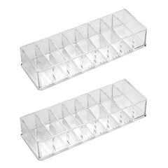 2pcs Makeup Cosmetic Drawers Organizer Box 8 Grid Makeup Organizer