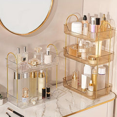 High Transparent Cosmetic Storage Rack for Makeup Table