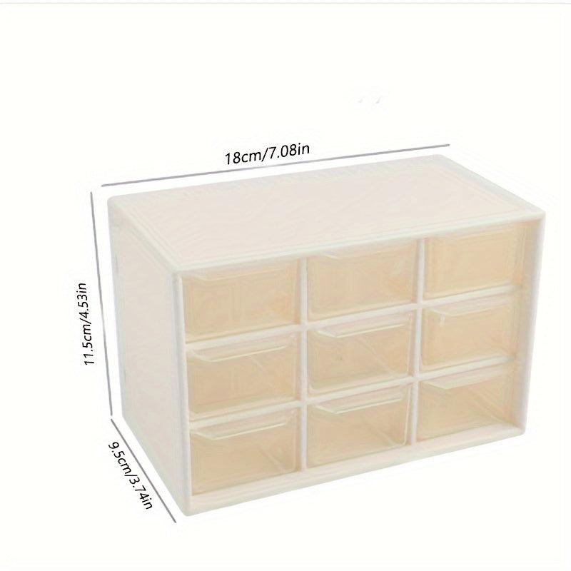 Dust Proof Drawer Type Jewelry Storage Box Six Nine Grid