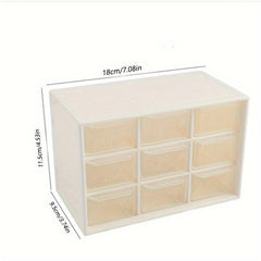 Dust Proof Drawer Type Jewelry Storage Box Six Nine Grid