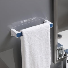 Plastic Towel Bar Shower Towel Rack Wall Mount Holder