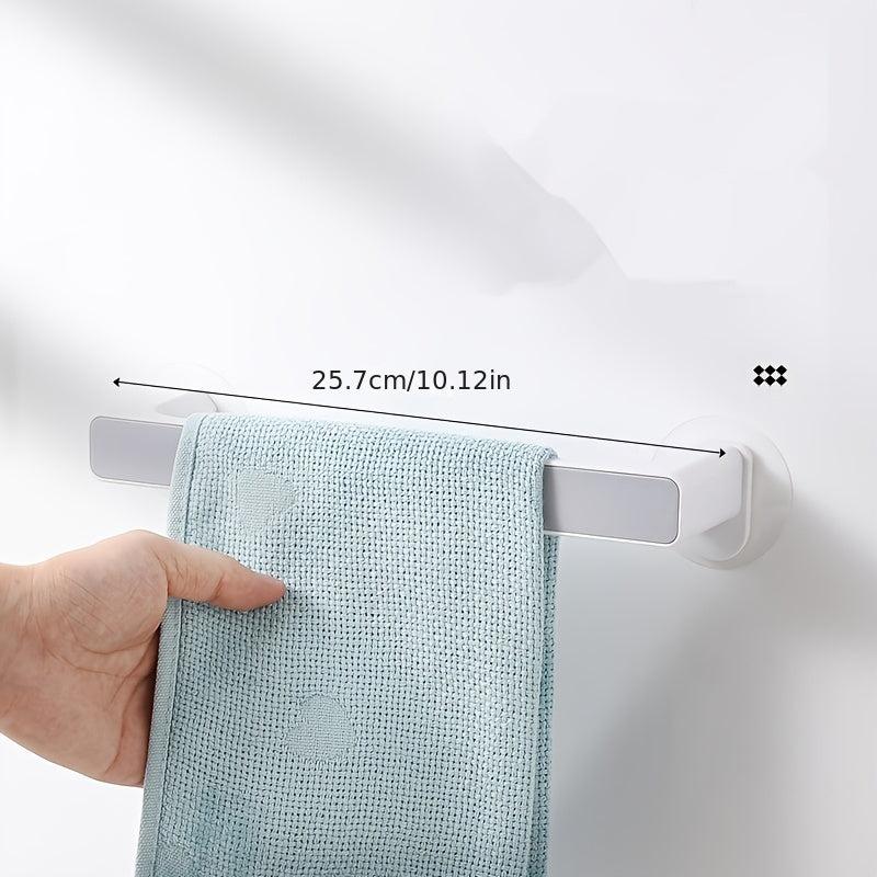 Plastic Towel Bar Shower Towel Rack Wall Mount Holder