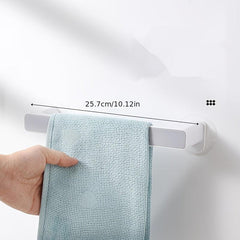 Plastic Towel Bar Shower Towel Rack Wall Mount Holder