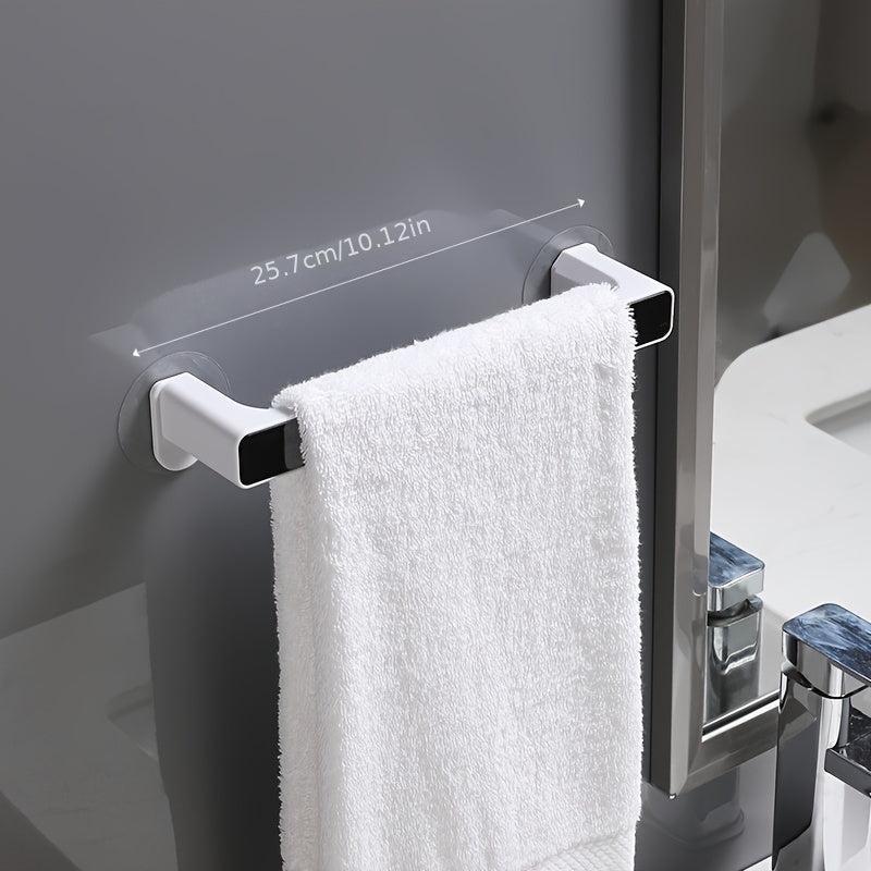 Plastic Towel Bar Shower Towel Rack Wall Mount Holder