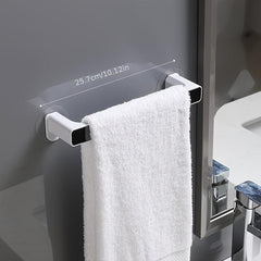 Plastic Towel Bar Shower Towel Rack Wall Mount Holder