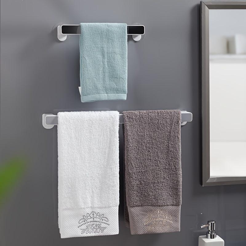 Plastic Towel Bar Shower Towel Rack Wall Mount Holder