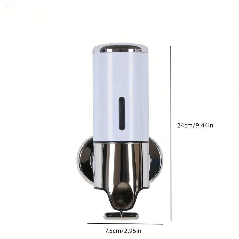 Wall-Mounted Manual Soap Dispenser for Bathroom