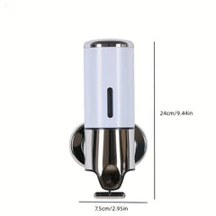 Wall-Mounted Manual Soap Dispenser for Bathroom