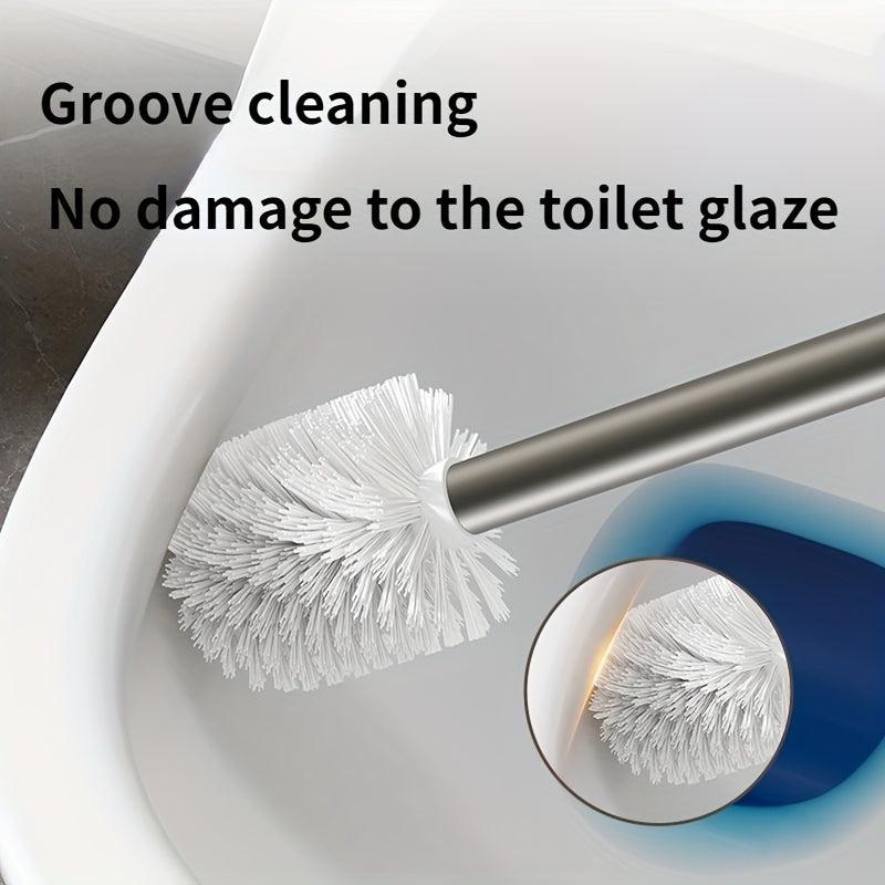Long Handle Toilet Brush with Holder Box
